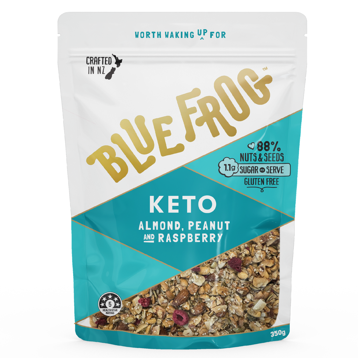 Keto almond peanut rapsberry
